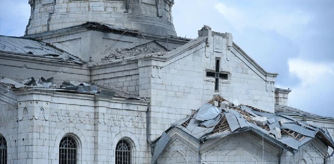 Nagorno-Karabakh Semakin Membara, Serangan Terbaru Azerbaijan Sasar Katedral Bersejarah