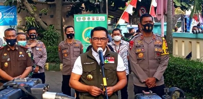 Ridwan Kamil: Zona Merah Jawa Barat Tinggal Bekasi Dan Cirebon