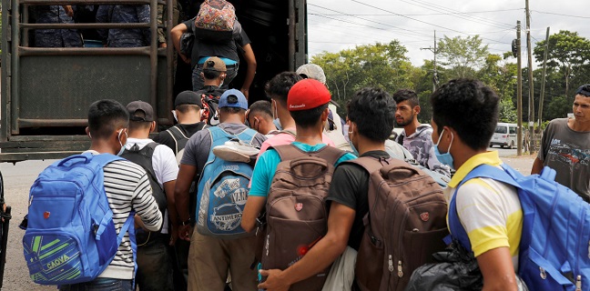 Berusaha Cari Suaka Ke AS, Ribuan Migran Ilegal Honduras Dikirim Pulang Oleh Guatemala