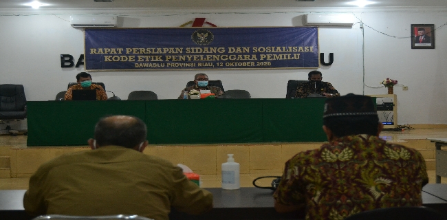Gelar Rakor Bersama KPU Dan Bawaslu Riau, DKPP Harapkan Pilkada Yang Bermartabat