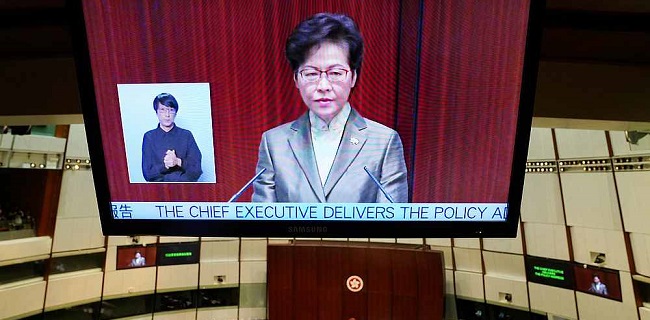 Pidato Tahunan, Carrie Lam: Prioritas Hong Kong Memulihkan Sistem Politik Dari Kekacauan