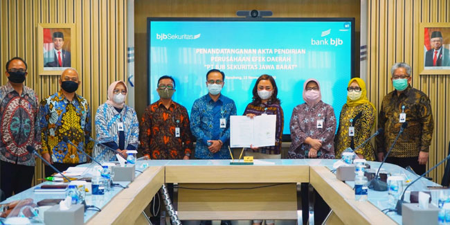 bank bjb Dirikan bjb Sekuritas, Perusahaan Efek Daerah Pertama Di Indonesia