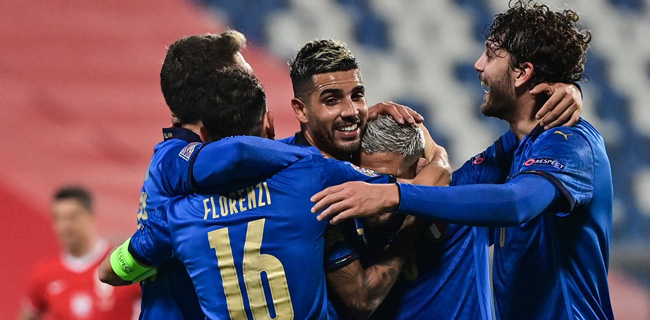 Hasil UEFA Nations League: Italia Mantapkan Posisi Menuju Final