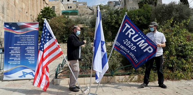 H-1 Pilpres AS, Warga Yahudi Di Tepi Barat Gelar Doa Bersama Untuk Kemenangan Donald Trump