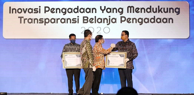 Pemprov DKI Jakarta Raih Penghargaan LKPP RI, JPS: Bukti Anies Baswedan Peduli UMKM