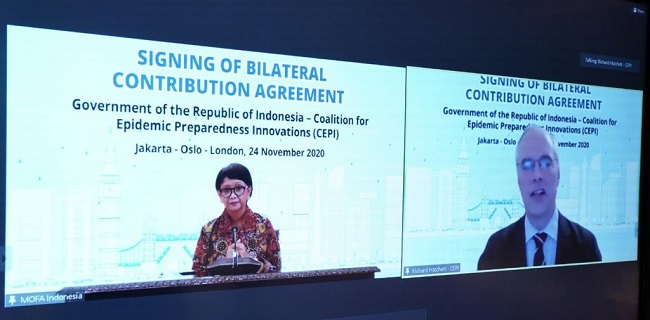 Indonesia Teken Perjanjian Kontribusi Vaksin Covid-19 Dengan CEPI