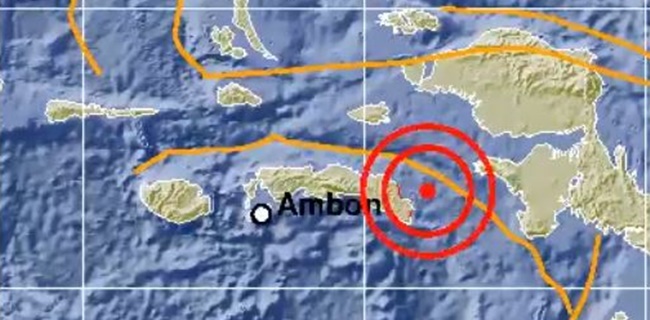 Maluku Diguncang Gempa M 5,2 Selasa Dini Hari