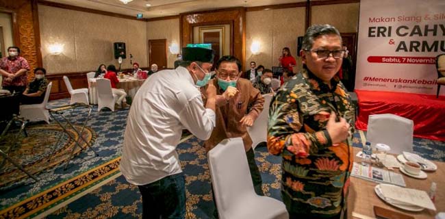 Hasto Turun Gunung Ke Surabaya, Ajak Eri-Armuji Dialog Dengan Pebisnis
