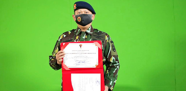 Terima Anugerah Warga Kehormatan Utama Korps Brimob, Bamsoet: Dalam Bertugas, Brimob Pantang Abaikan HAM