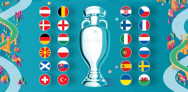 4 Tim Lolos <i>Play-off</i>, Ini Daftar Lengkap 24 Peserta Piala Eropa 2020
