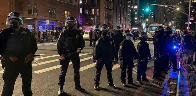 Kerusuhan Pilpres AS Mencuat Di Portland, Polisi Amankan 10 Pengunjuk Rasa