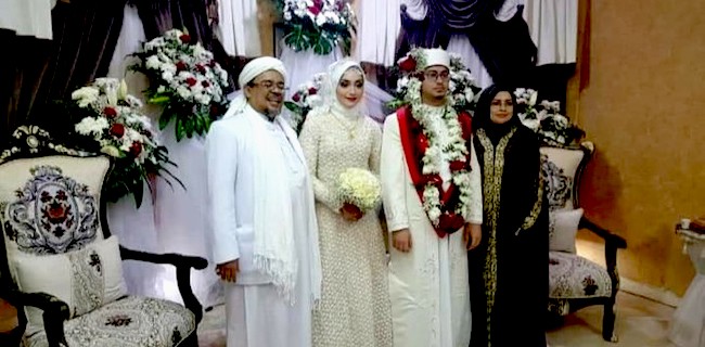 Ternyata, Resepsi Pernikahan Anak Habib Rizieq Shihab Tidak Terbuka Untuk Umum