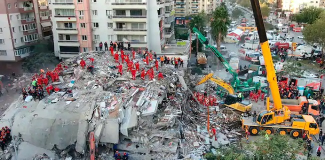 Gempa Turki Dan Yunani: 39 Orang Meninggal Dunia Dan Ratusan Lainnya Masih Terjebak Puing-puing Bangunan