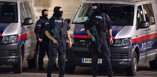 Kasus Teror Wina: Bekerja Sama Dengan FBI Polisi Austria Tahan Delapan Orang Residivis