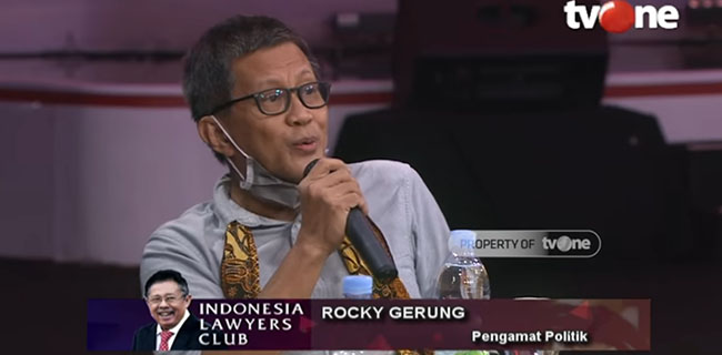 Rocky Gerung: Jokowi Pakai UU ITE Untuk Pabrik Borgol