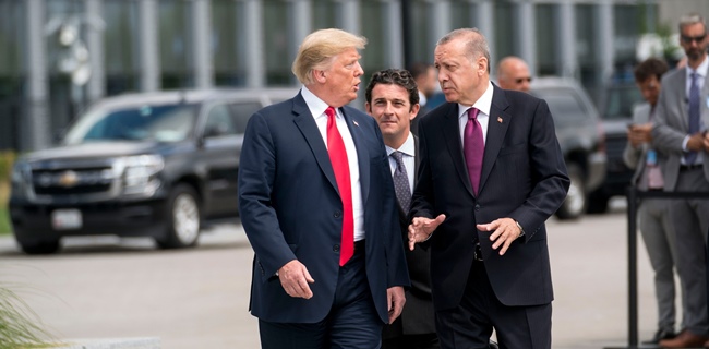 Presiden Erdogan Pada Trump: Terimakasih Untuk Persahabatan Hangat Anda