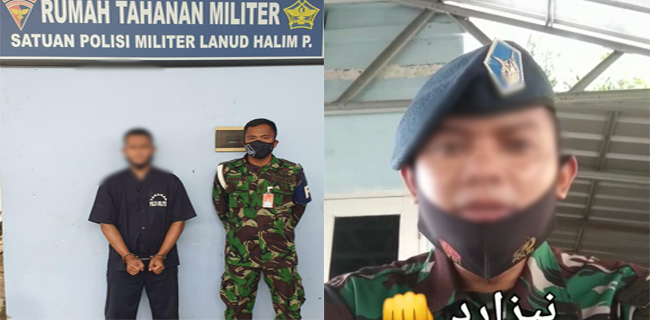 Anggota TNI AU Serka BDS Kena Sanksi Dan Ditahan Buntut Video â€œAhlan Wa Sahlan Habib Rizieqâ€