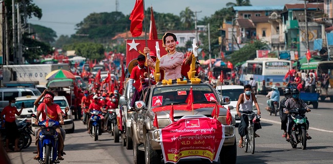 Perhitungan Suara Belum Beres, Partai Besutan Aung San Suu Kyi Sudah Deklarasi Kemenangan