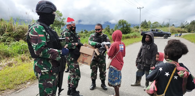 Perayaan Natal Di Pedalaman Dan Perbatasan Papua Humanis Dan Penuh Khidmat