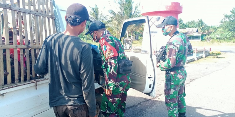 Jelang Nataru, TNI <i>Sweeping</i> Jalur Tikus Wilayah Perbatasan Negara