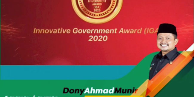 Sumedang Raih Innovative Government Award 2020 Kemendagri