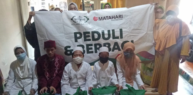 NU Care-Matahari Berbagi Seribu Paket Sembako Untuk Warga Terdampak Covid-19