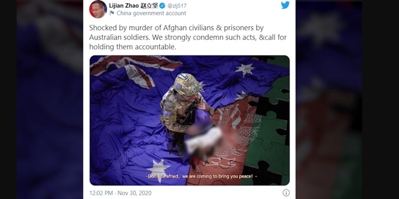 Twitter Tolak Permintaan Australia Hapus Cuitan Kontroversial Jubir China Zhao Lijian
