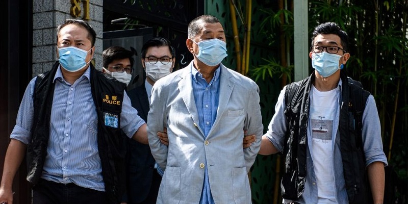Taipan Jimmy Lai Didakwa Melanggar UU Keamanan Nasional Hong Kong