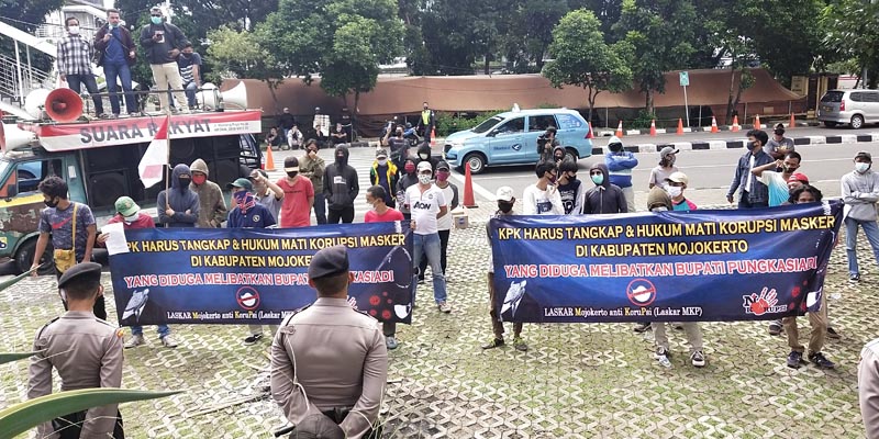 Laskar Mojokerto Desak KPK Usut Dugaan Korupsi Yang Libatkan Bupati Pungkasiadi