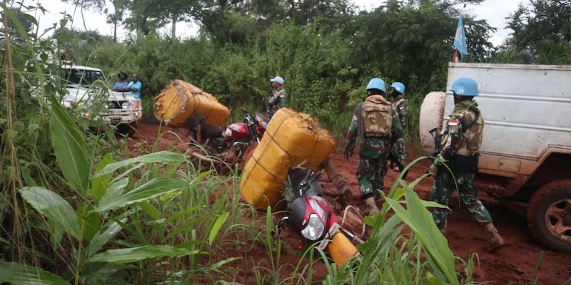 Di Kongo, TNI Berhasil Selamatkan 4 Warga Sipil Dari Perampokan