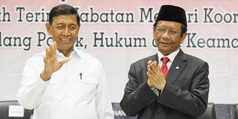 Narasi Menko Polhukam Tak Lepas Dari Peran Jokowi, Mau Mahfud Atau Wiranto Sekali Pun