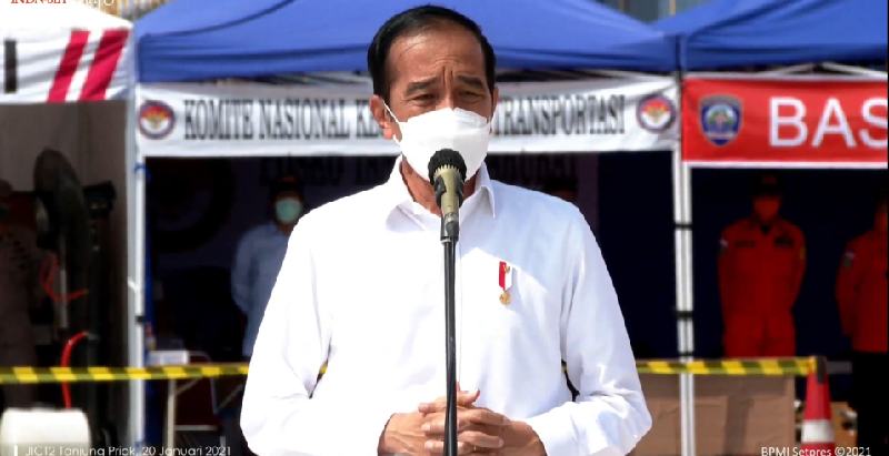 Jokowi Minta Hasil Investigasi Kecelakaan SJ-182 Jadi Modal Peningkatan Keselamatan Penerbangan