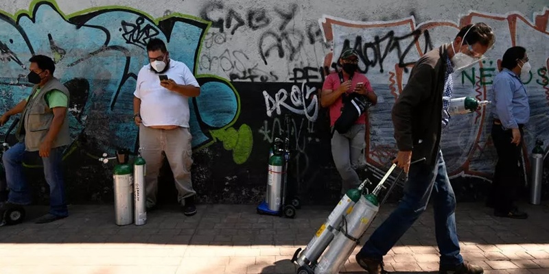 Aksi Tipu-tipu Oknum Penjual Vaksin Hingga Tabung Oksigen Palsu, Warga Meksiko Semakin Putus Asa