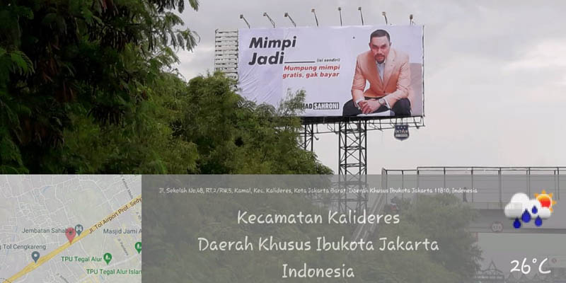 Balihonya Muncul Di Jalanan Jakarta, Ahmad Sahroni: Tidak Bermaksud Politik, Hanya Untuk Motivasi