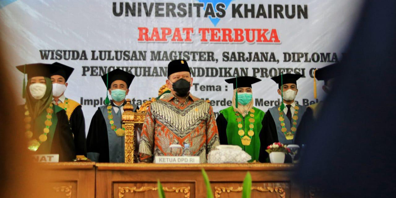 Ketua Senator Berharap Lahir Pemimpin Unggul Masa Depan Dari Universitas Khairun