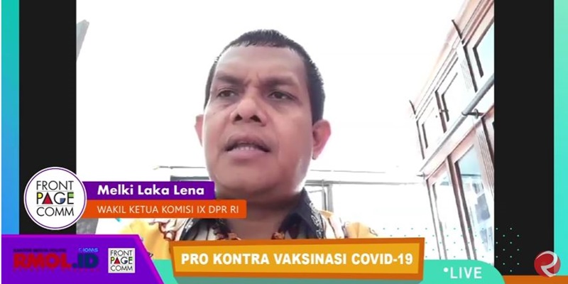 Ribka Tak Wakili Sikap PDIP, Melki Laka Lena: Edy Wuryanto Dan Pak Ganjar Ikut Divaksin Kok