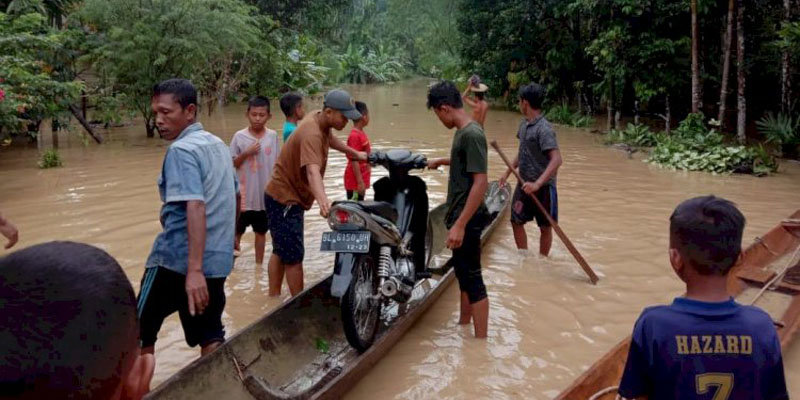 Banjir Landa Aceh Timur, Ratusan Rumah Di 3 Desa Terendam