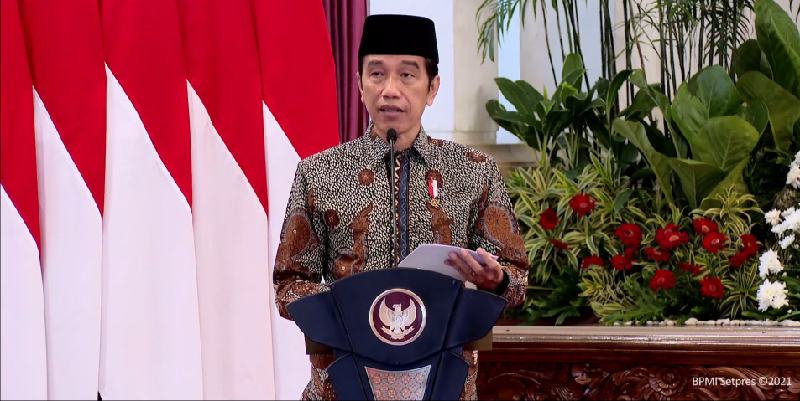 Jokowi: Kita Perkuat Industri Keuangan Syariah Dengan Satu Bank Syariah Terbesar Di Indonesia