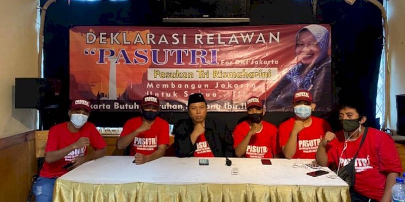 Resmi Deklarasi, Relawan Pasutri Yakin Jakarta Butuh Sentuhan Risma