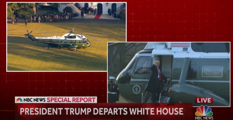 Donald Trump Tinggalkan Gedung Putih Tanpa Upacara Penghormatan