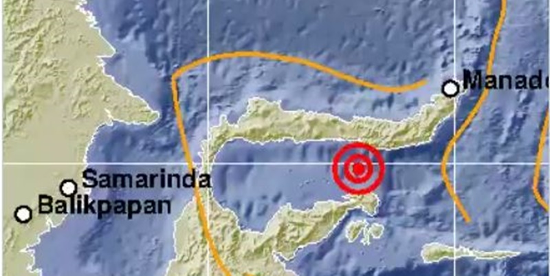 Gorontalo Diguncang Gempa Magnitudo 6,4