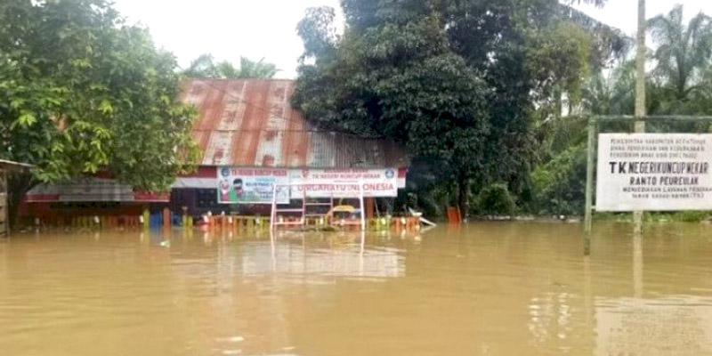 2 Hari Dilanda Hujan Lebat, Aceh Utara Hingga Aceh Timur Terendam Banjir