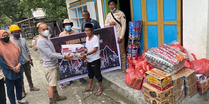 Kader Muda Gerindra Bergerak Bantu Korban Gempa Di Majene
