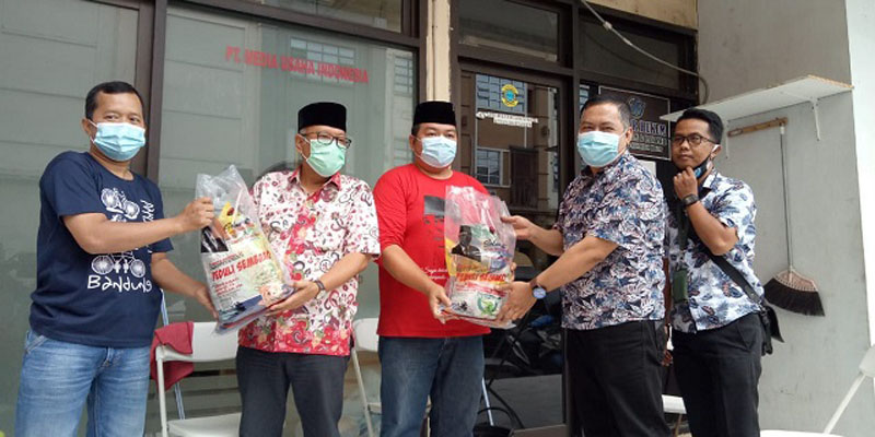 JMSI Banten Dapat Kepercayaan Anggota DPR Salurkan Sembako Untuk Jurnalis