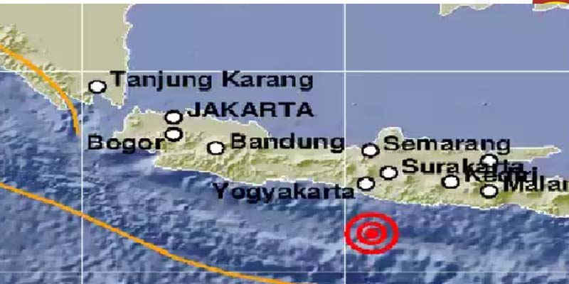 Gempa Magnitudo 5,0 Guncang Gunungkidul, Tidak Berpotensi Tsunami