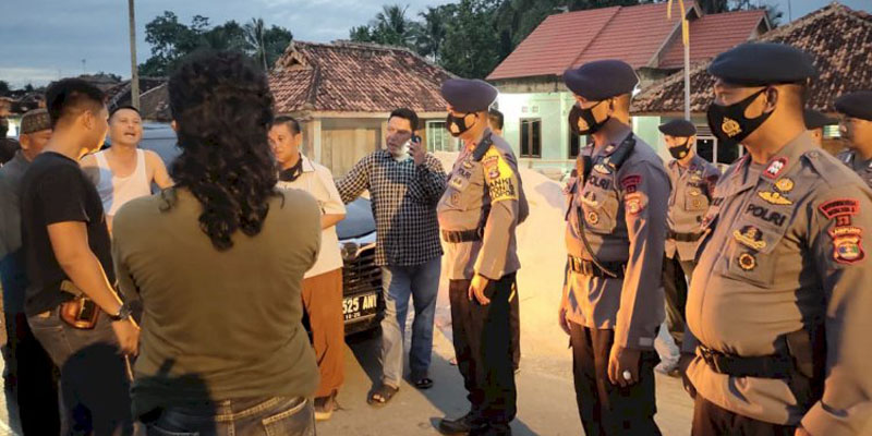 Amankan Duel Maut Warga Lamteng, Polda Lampung Turunkan Pasukan Brimob