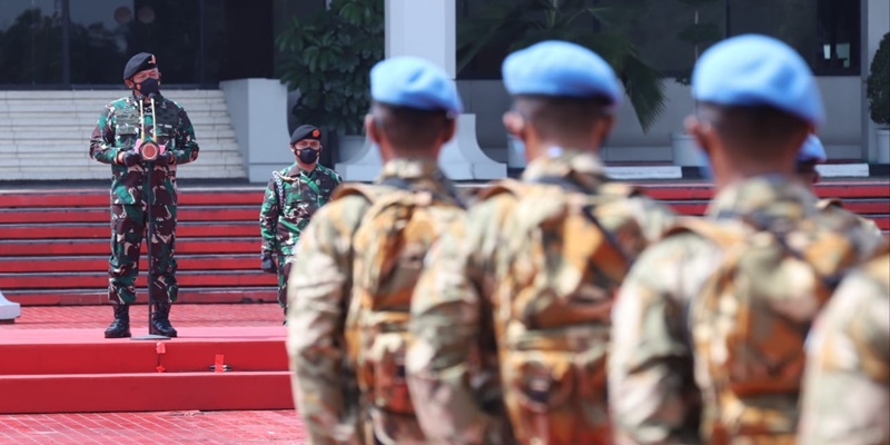 Beri Pesan Ke Satgas MONUSCO, Panglima TNI: Misi Perdamaian Di Kongo Tidak Mudah