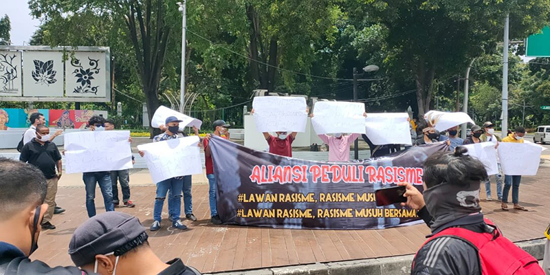 Mahasiswa Papua Aksi Di Istana Negara, Tolak Rasisme