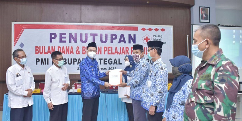 Bulan Dana PMI Kabupaten Tegal Kumpulkan Rp 2,2 M, Tertinggi Se-Jawa Tengah