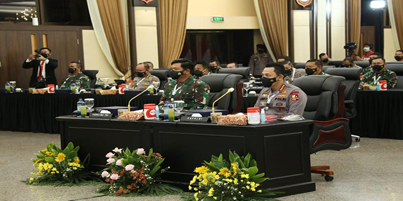 Ini Pembekalan Presiden Hingga Beberapa Menteri Dalam Rapim TNI-Polri 2021
